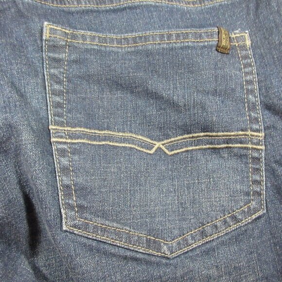 Buffalo David Bitton mens dark Jackson-X straight stretch jeans 36x30 EUC - Picture 7 of 8